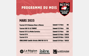 🟥 PROGRAMME DU MOIS 🟥
