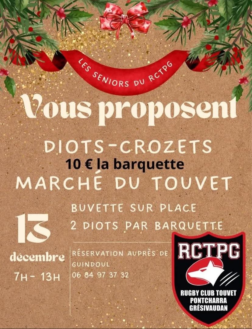 VENTE DE DIOTS ET CROZETS