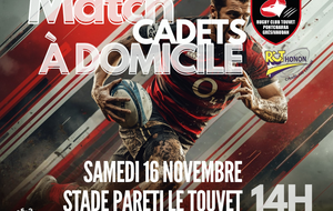 🚨🏉 MATCH MOINS DE 16 ! ❤️🖤